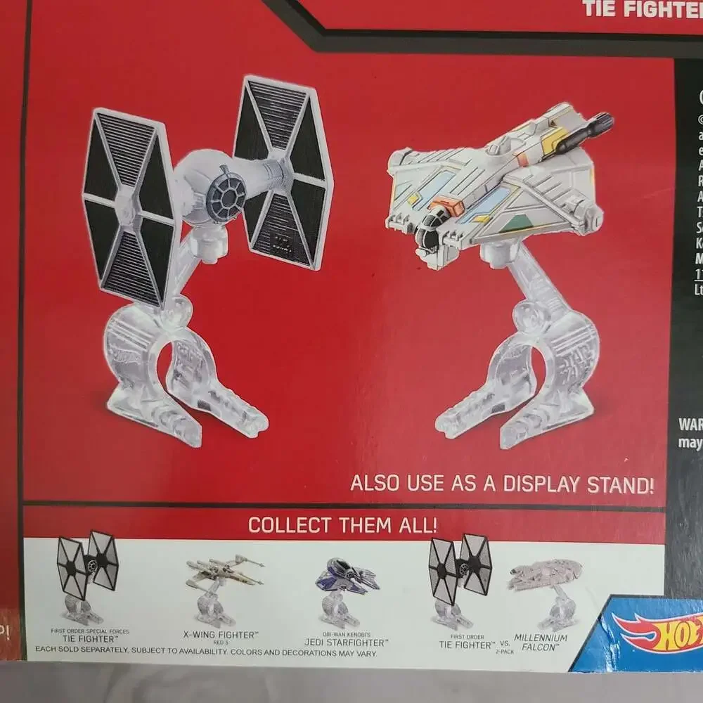 Hot Wheels Star Wars Die Cast Flight Navigator Tie Fighter vs Ghost